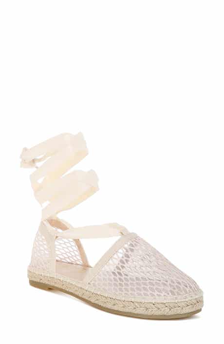LONDON RAG Sonara Ankle Wrap Espadrille Flat