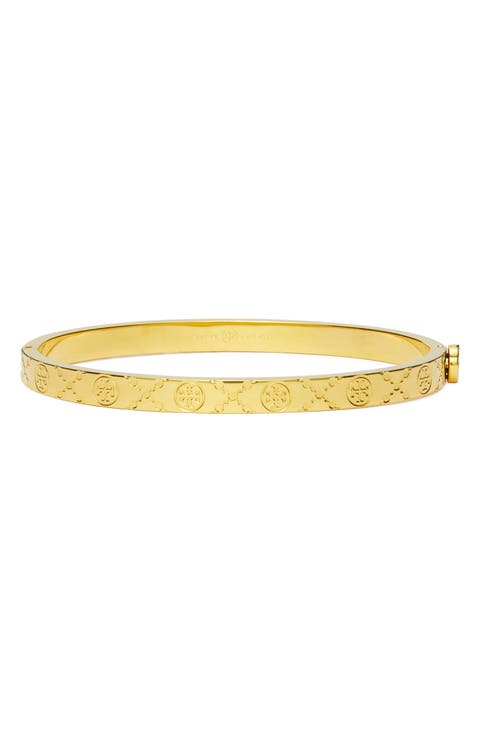 Thin Icon T Monogram Hinge Bracelet