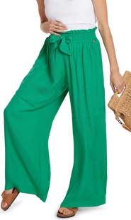 Cache Coeur Sahel Smocked Twill Maternity Pants