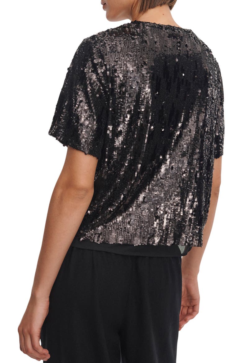 Cher Sequin Top, Alternate, color, BLACK