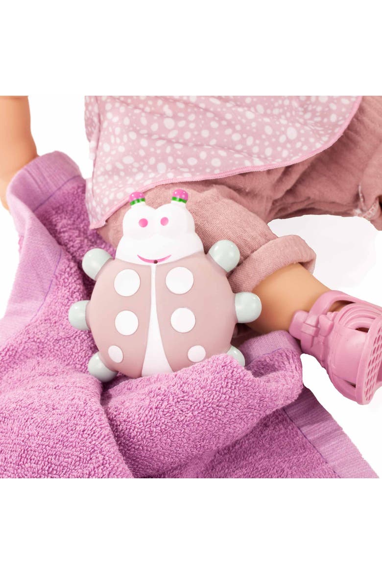 16.5" Maxy Aquini Bath Baby Doll with Blue Sleeping Eyes, Alternate, color, Multicolored
