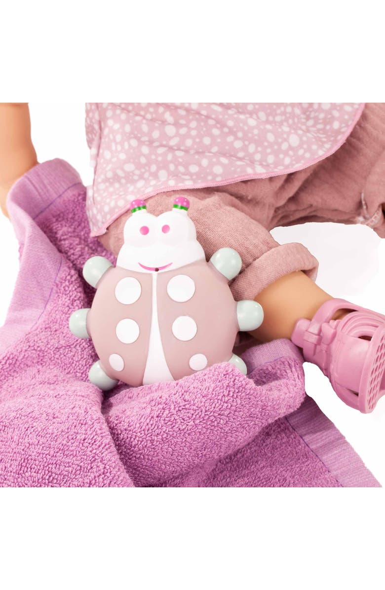 Gotz 16.5" Maxy Aquini Bath Baby Doll with Blue Sleeping Eyes, Alternate, color, Multicolored