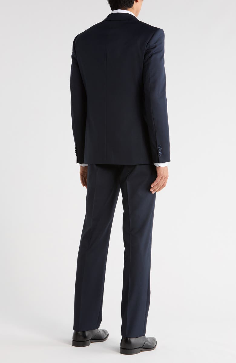 John Varvatos Star USA Two-Button Solid Wool Blend Suit, Alternate, color, Blue