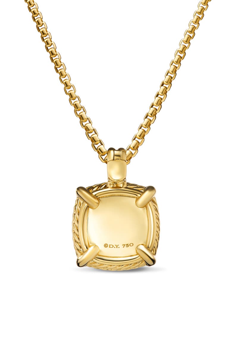 David Yurman Chatelaine<sup>®</sup> Pendant Necklace with Diamonds, Alternate, color, 18K Yellow Gold