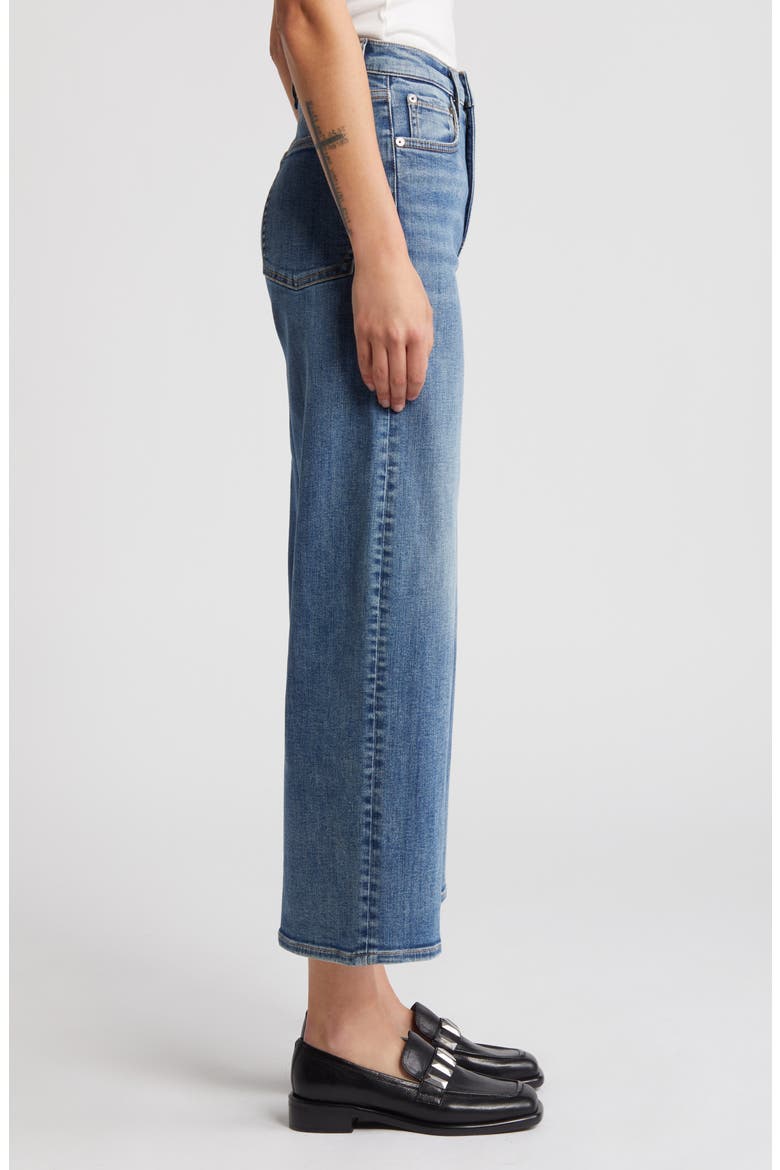 Andi High Waist Ankle Wide Leg Jeans, Alternate, color, PEGGY