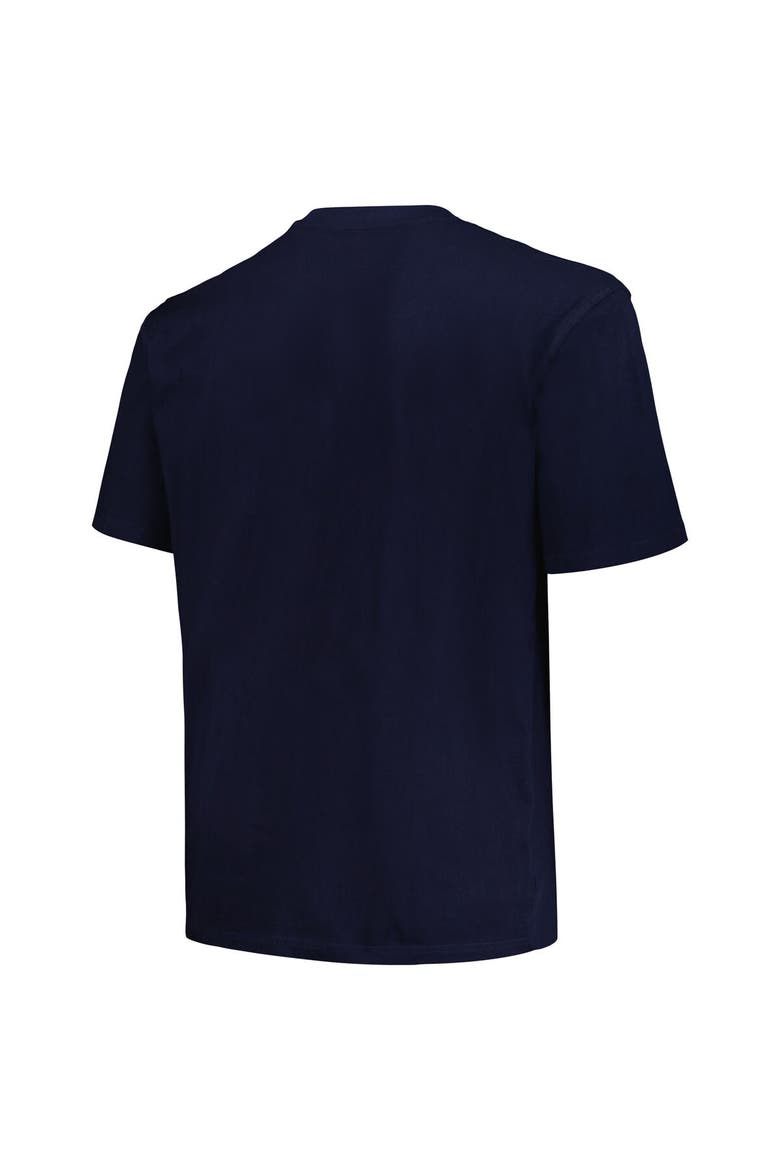 Men's Profile Navy Seattle Kraken Big & Tall Arch Over Logo T-Shirt, Alternate, color, Navy