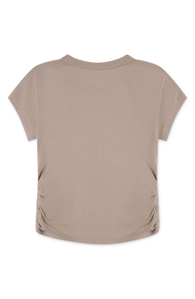 abercrombie kids Kids' Ruched Cotton Blend Graphic T-Shirt, Alternate, color, J8nanf Tau