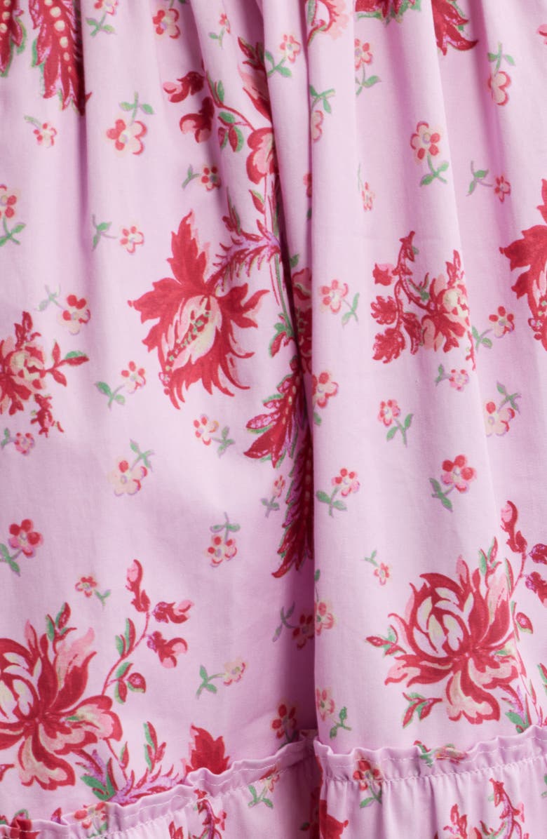 Hill House Home The Ellie Nap Midi Dress, Alternate, color, Delft Bouquet Pink