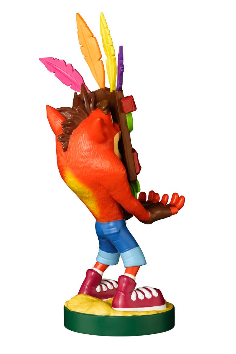 Cable Guy Phone/Controller Holder Crash Bandicoot, Crash Aku Aku, Alternate, color, Multicolored