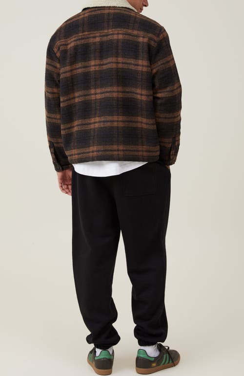 Shop Cotton On Baggy Cuffed Track Pant In Black