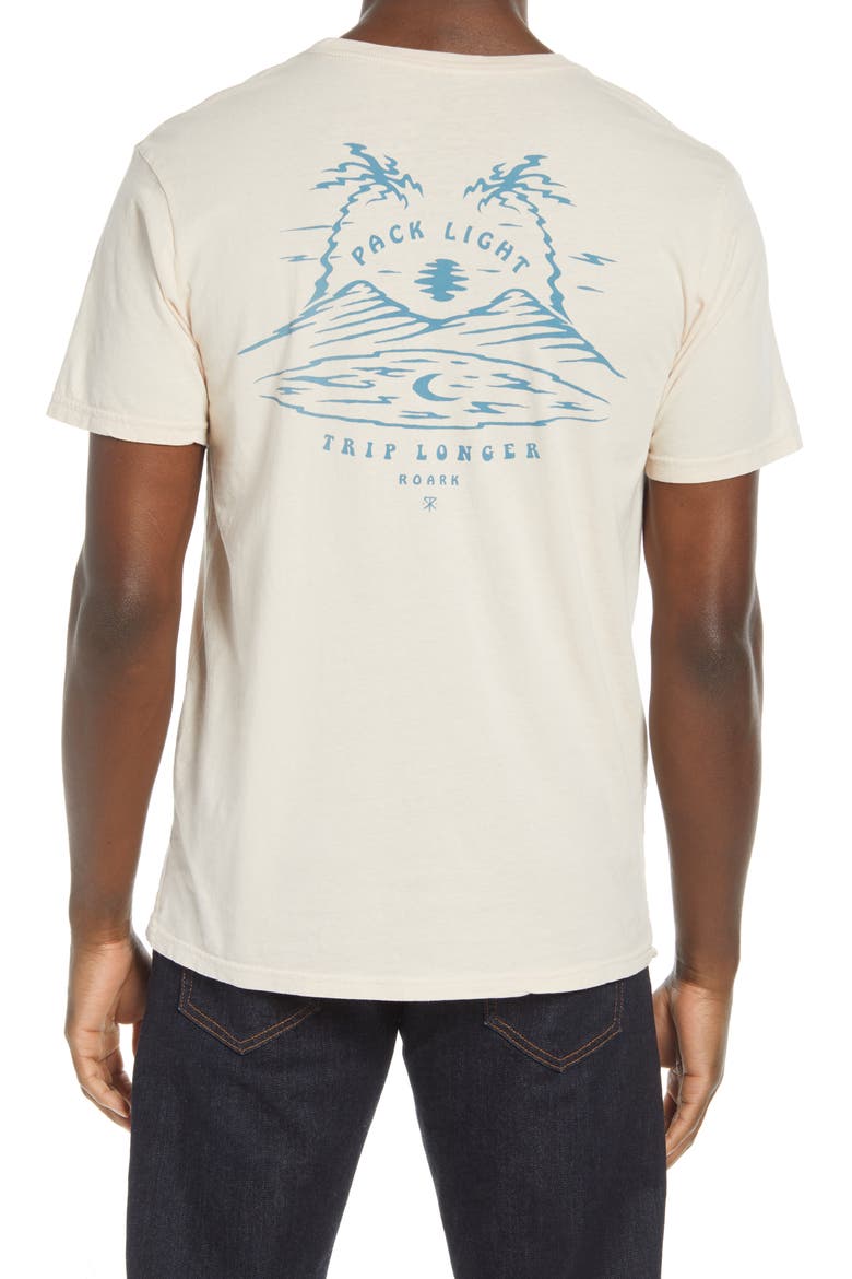 Men's Pack Light Trip Longer Graphic Tee, Alternate, color, FADED PINK