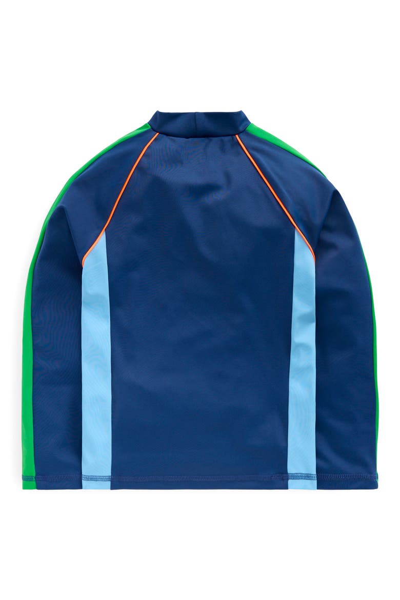 Kids' Colorblock Long Sleeve Rashguard, Alternate, color, AMAZON