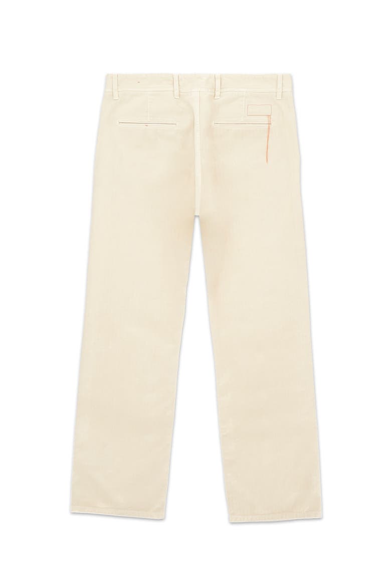 Reno Herringbone Cotton Trousers, Alternate, color, OFF WHITE