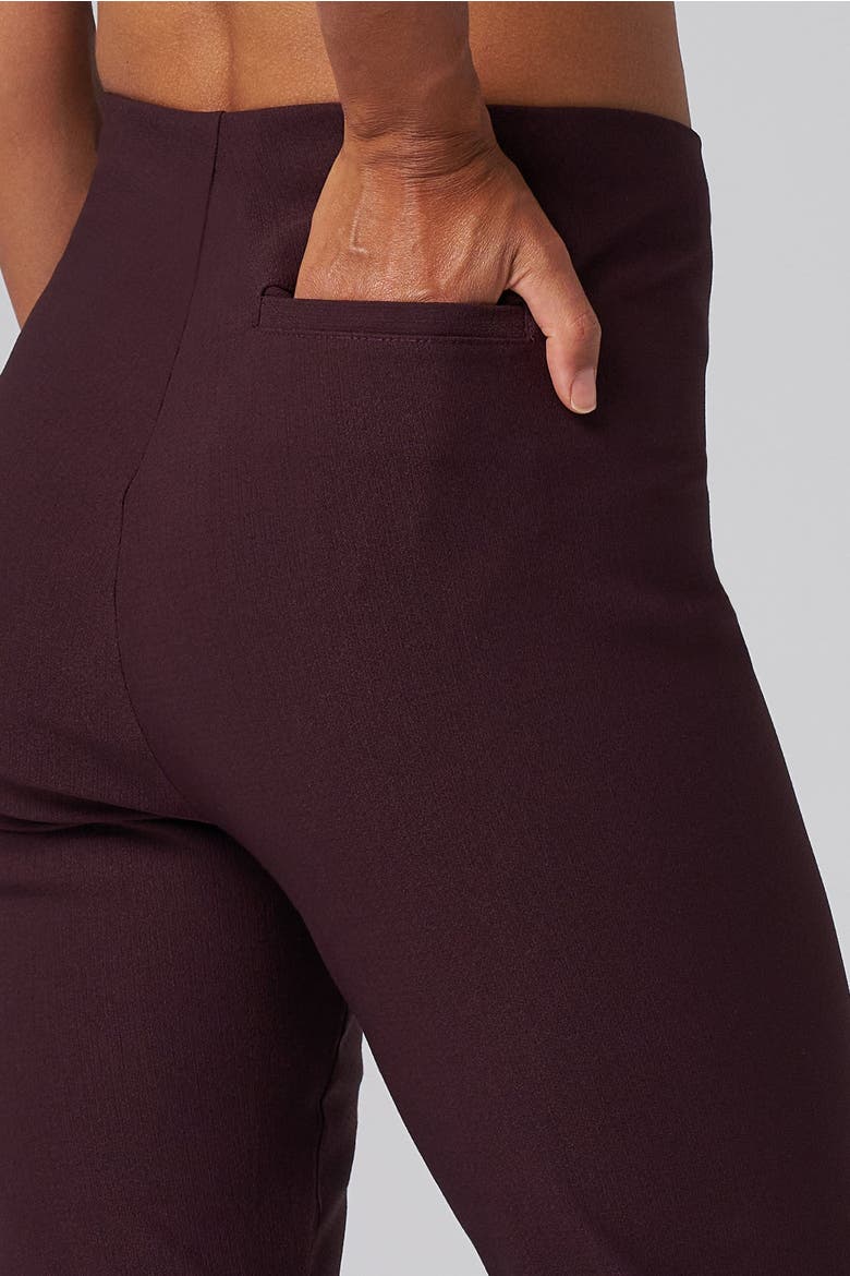 Slim Ankle Stretch Magic Pant, Alternate, color, Black Cherry