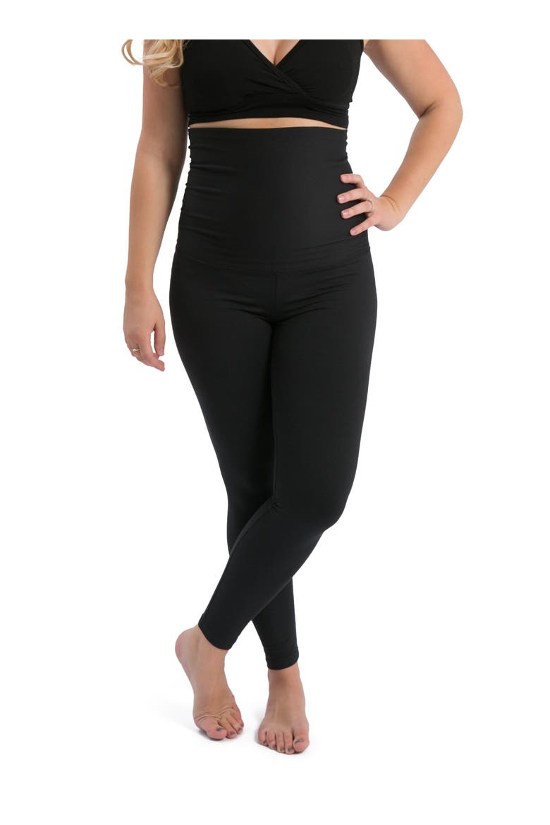 Louisa Maternity & Postpartum Legging, Main, color, BLACK
