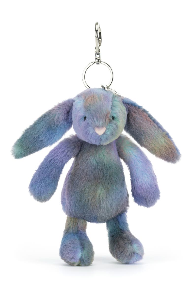 Zodihop Luxe Bunny Charm, Main, color, PURPLE MULTI