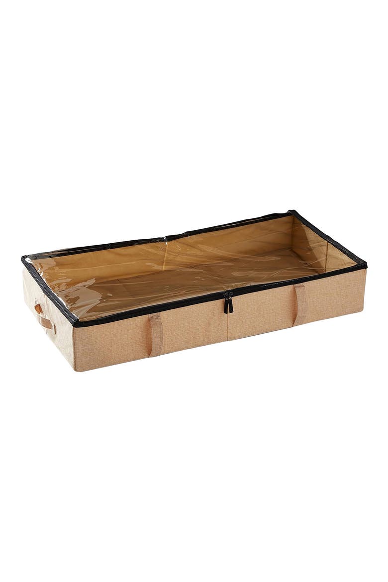 2-Pack Foldable Storage Boxes, Main, color, OFF-WHITE