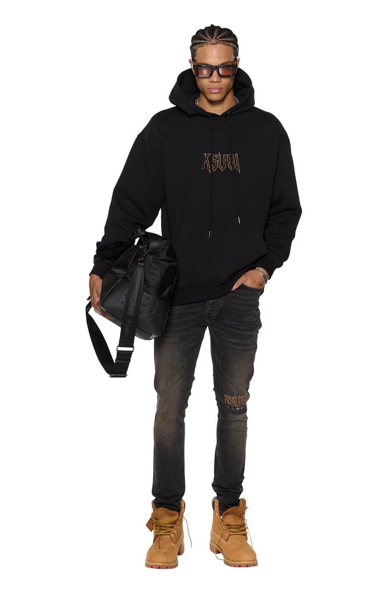 Ksubi Van Winkle Kingdom Repair Skinny Jeans, Alternate, color,