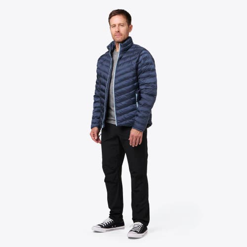 Mobile Warming Heated Puffer Jacket In Blue
