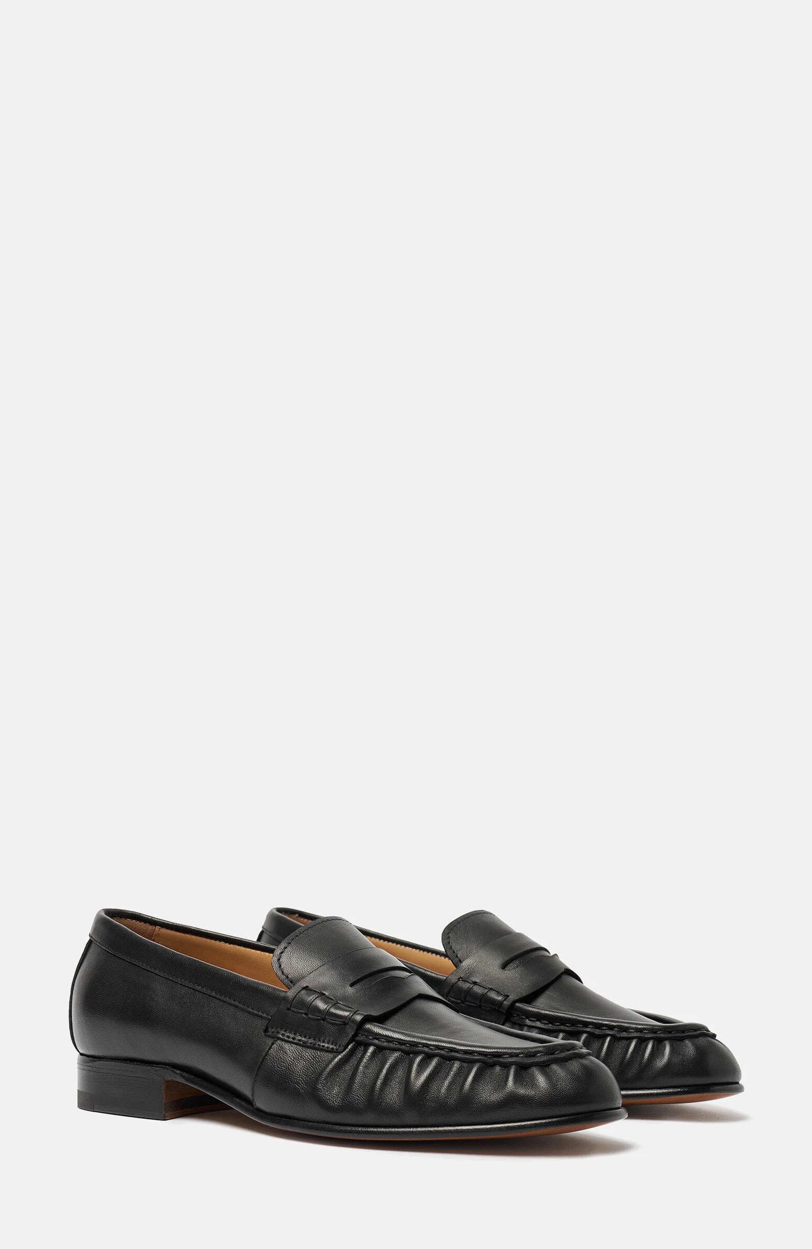 Mar Loafers, Main, color, Black - Calf