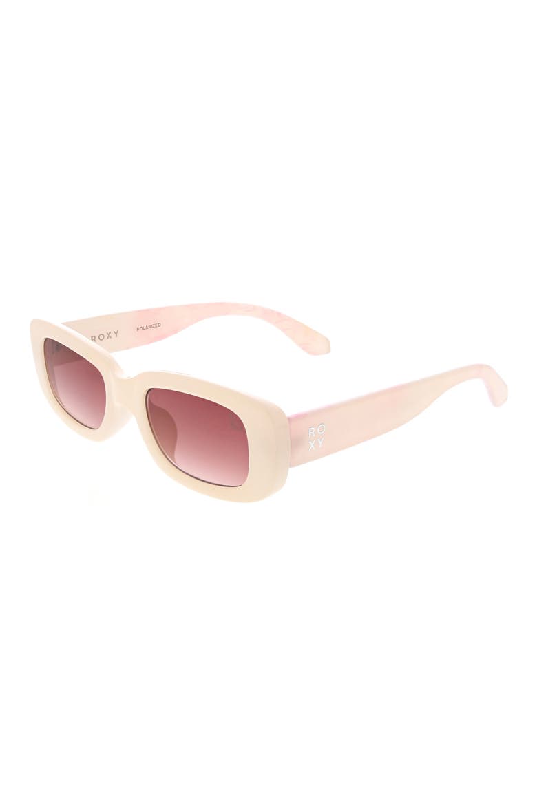 53mm Slim Oval Sunglasses, Alternate, color, PARCHMENT