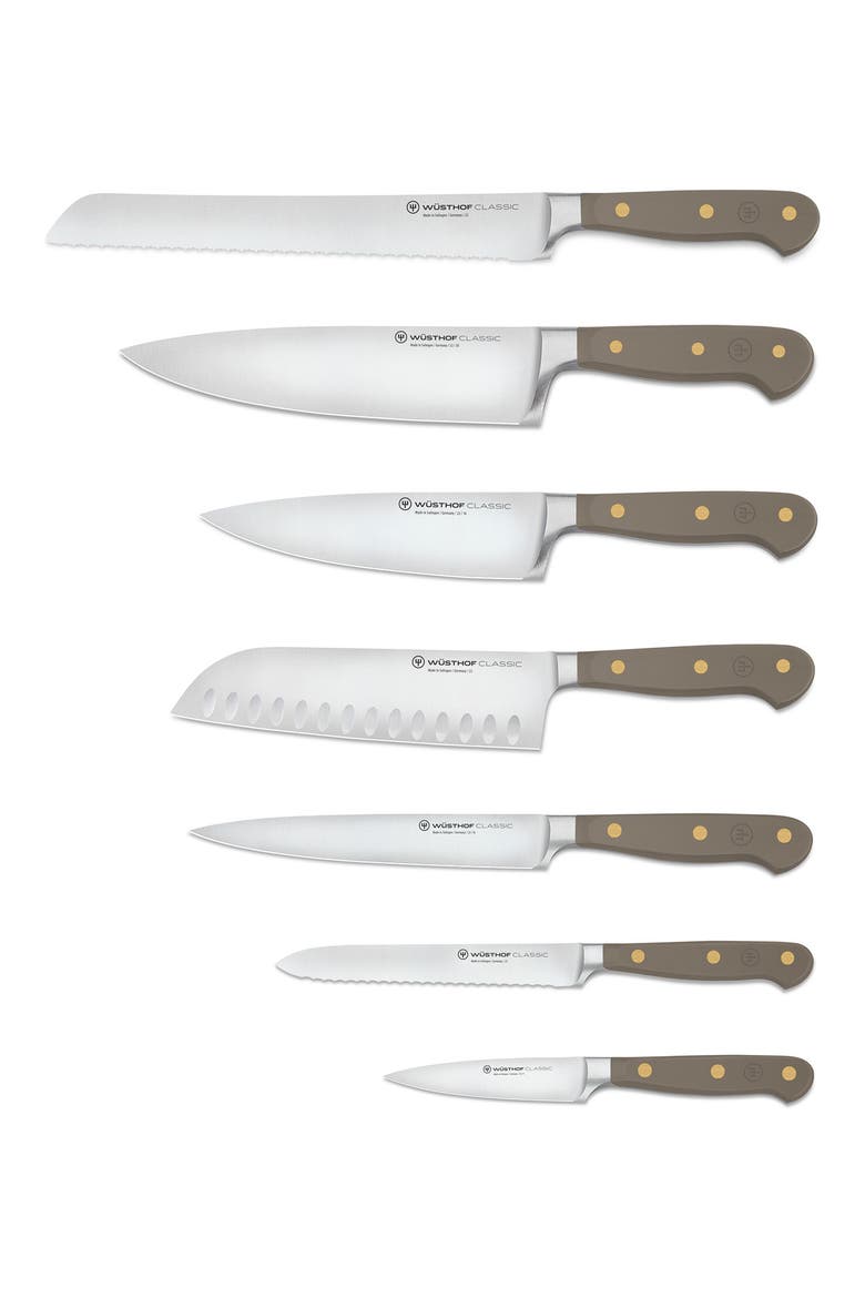 Classic 8-Piece Designer Knife Block Set, Alternate, color, GREY