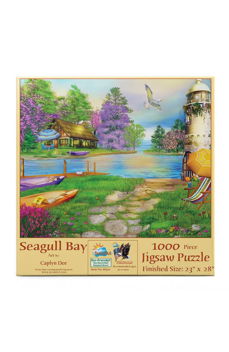 Sunsout Seagull Bay 1000 piece Jigsaw Puzzle for Adults, Alternate, color, Multicolor