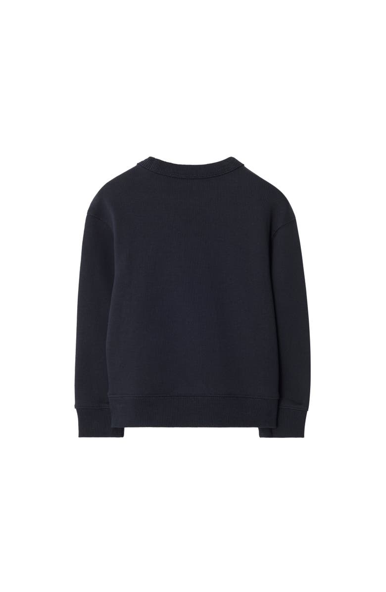 Burberry Knight Cotton Sweatshirt, Alternate, color, Navy