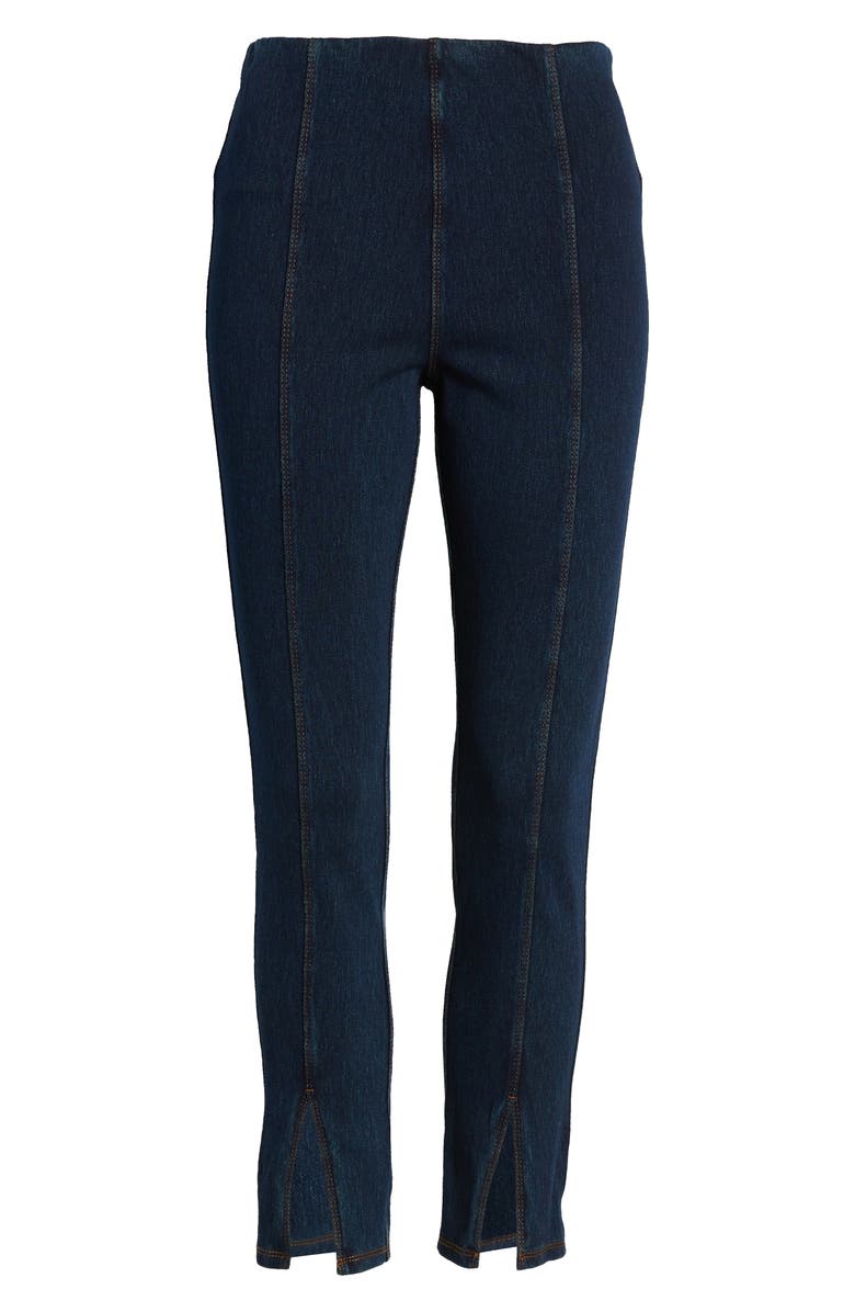 Lysse ́ Evelyn Split Hem Denim Leggings, Alternate, color, Indigo