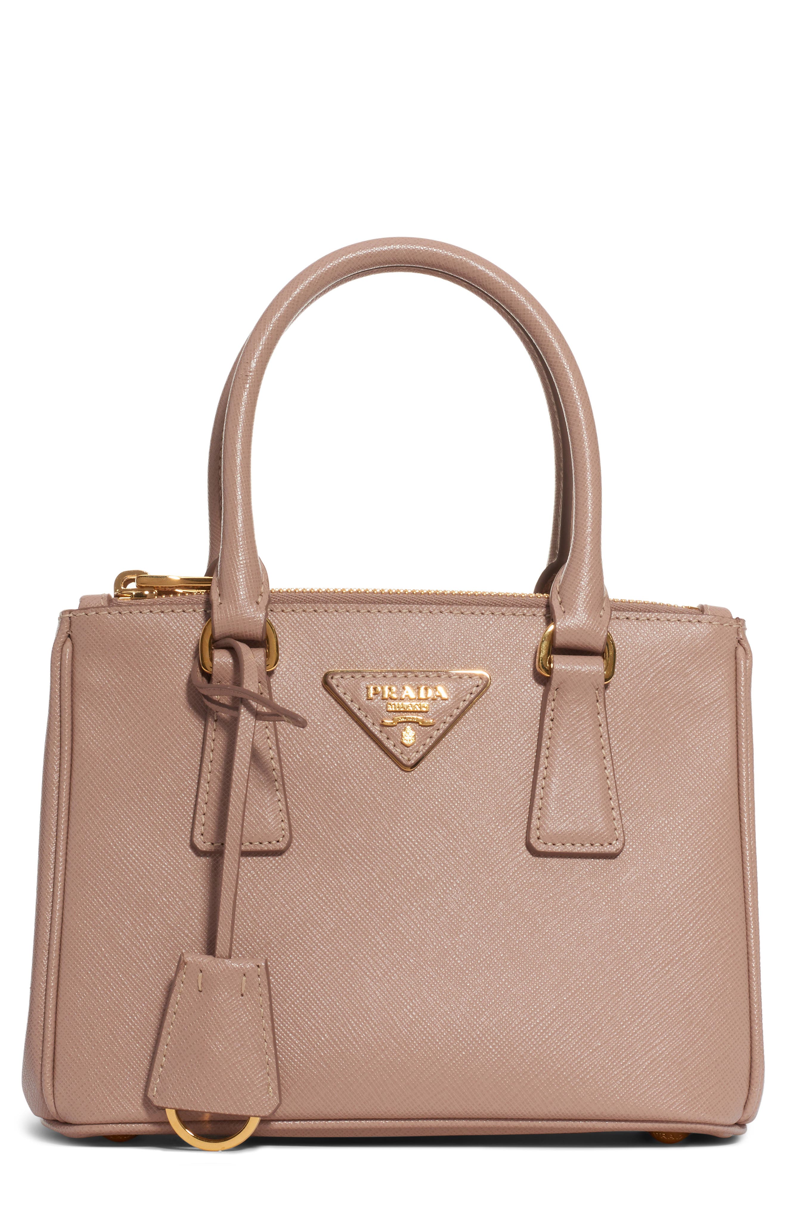Mini Galleria Saffiano Leather Satchel, Main, color, CIPRIA