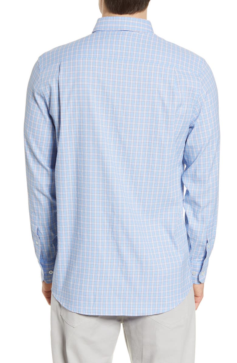 Southern Tide Intercoastal Brrr Yawl Check Button-Down Performance Shirt, Alternate, color, 