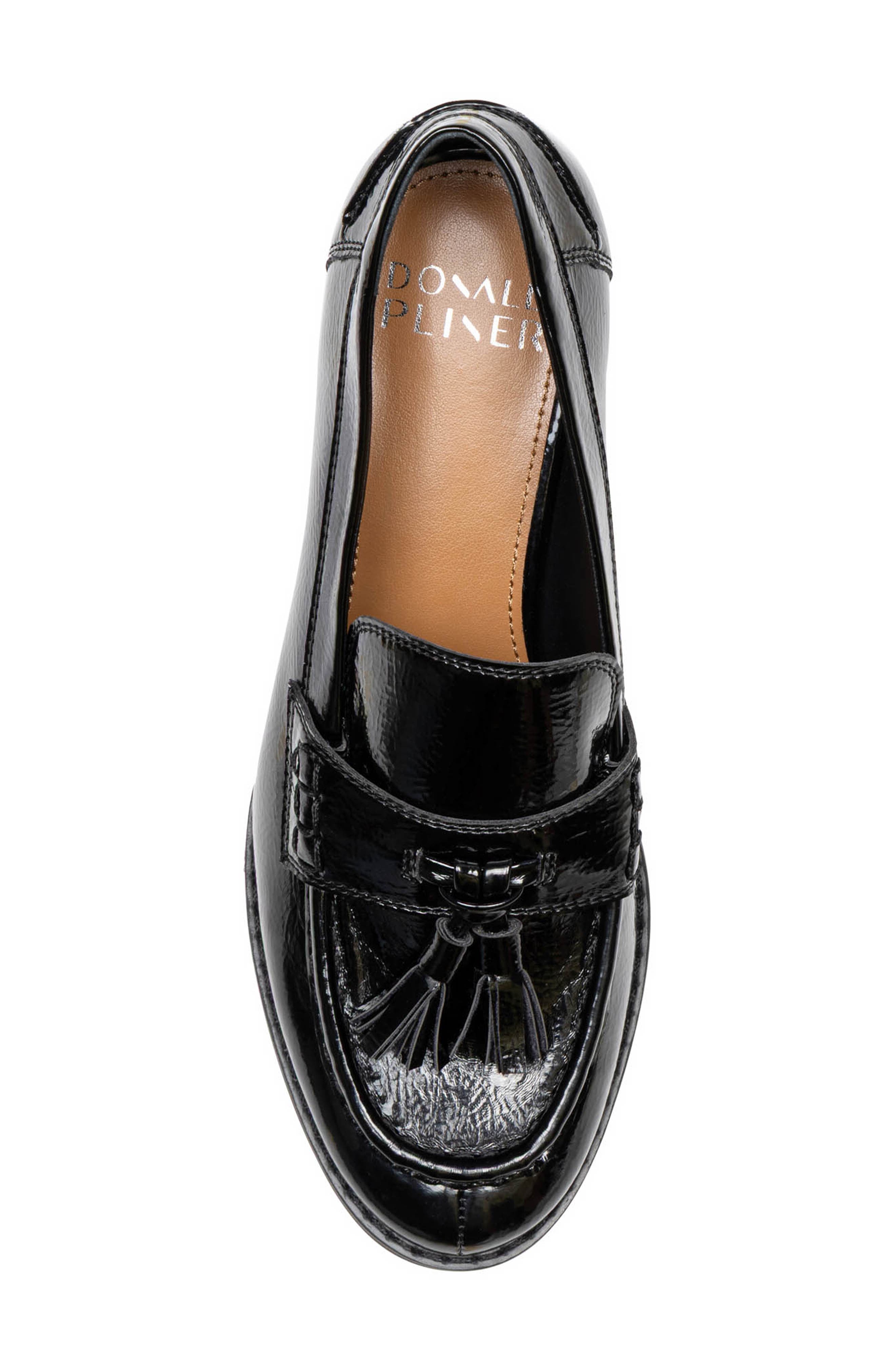 Donald Pliner Tassel Loafer Pump, Alternate, color, Black