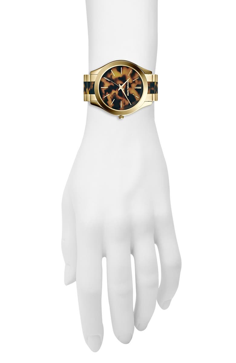 MICHAEL Michael Kors Michael Kors 'Slim Runway' Round Bracelet Watch, 42mm, Alternate, color, 