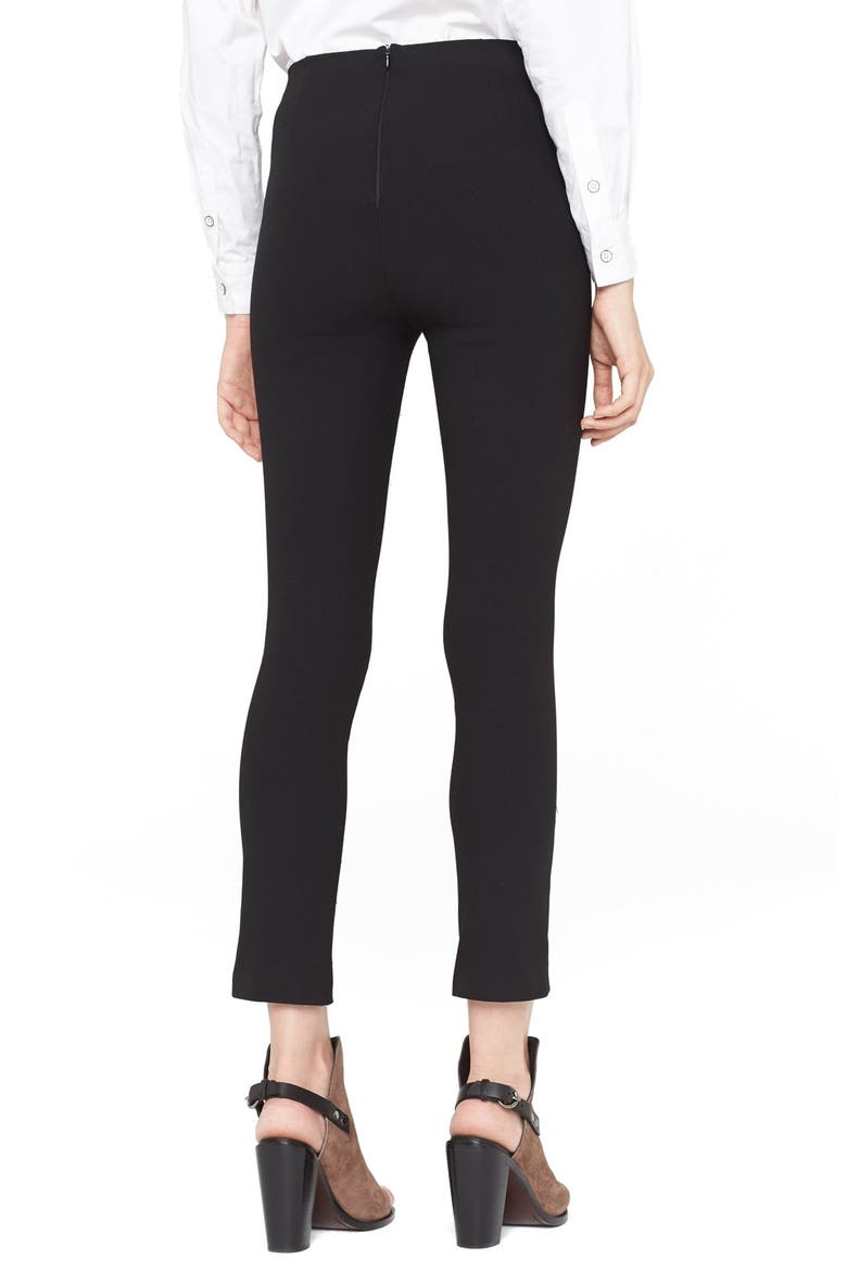 Simone Slim Ankle Pants, Alternate, color, BLK