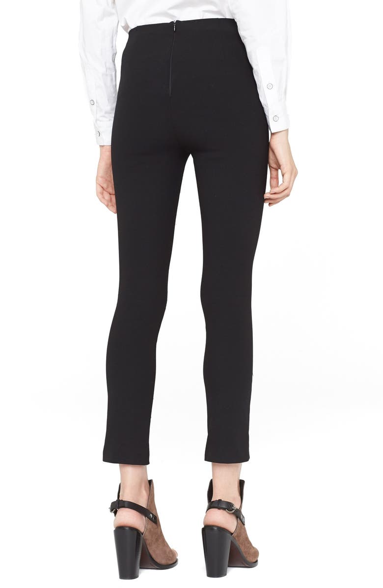rag & bone Simone Slim Ankle Pants, Alternate, color, Blk