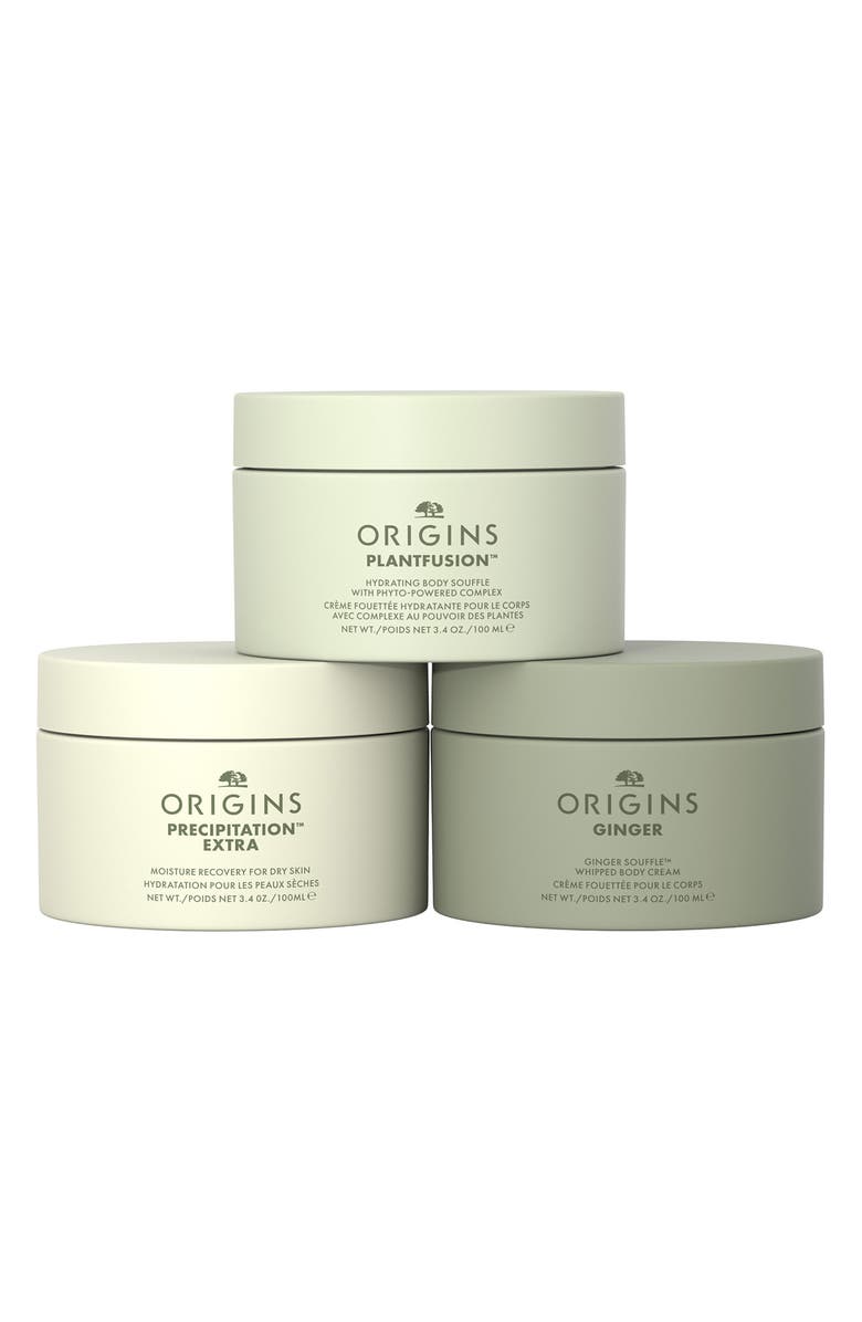 Origins Soufflé Body Cream Trio Holiday Gift Set $67 Value, Main, color, 