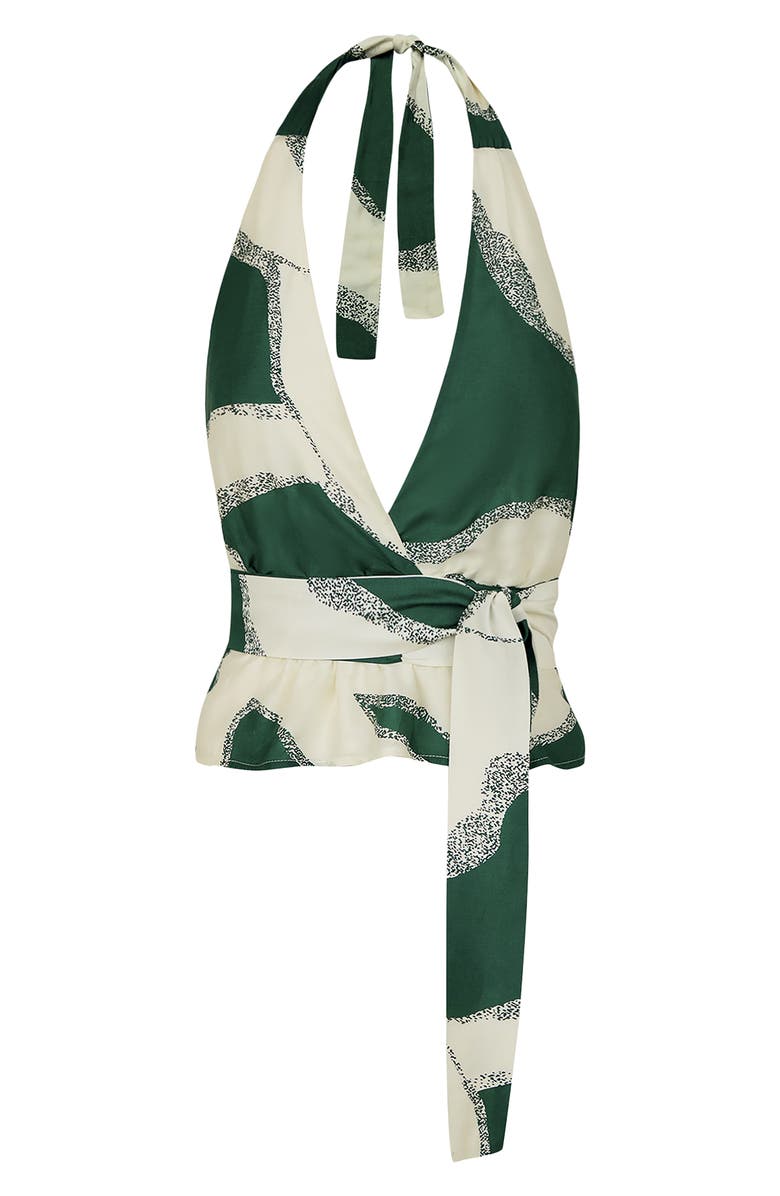 ViX Paula Hermanny Enigma Leila Halter Cover-Up Top, Alternate, color, Multi