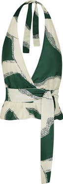 ViX Paula Hermanny Enigma Leila Halter Cover-Up Top