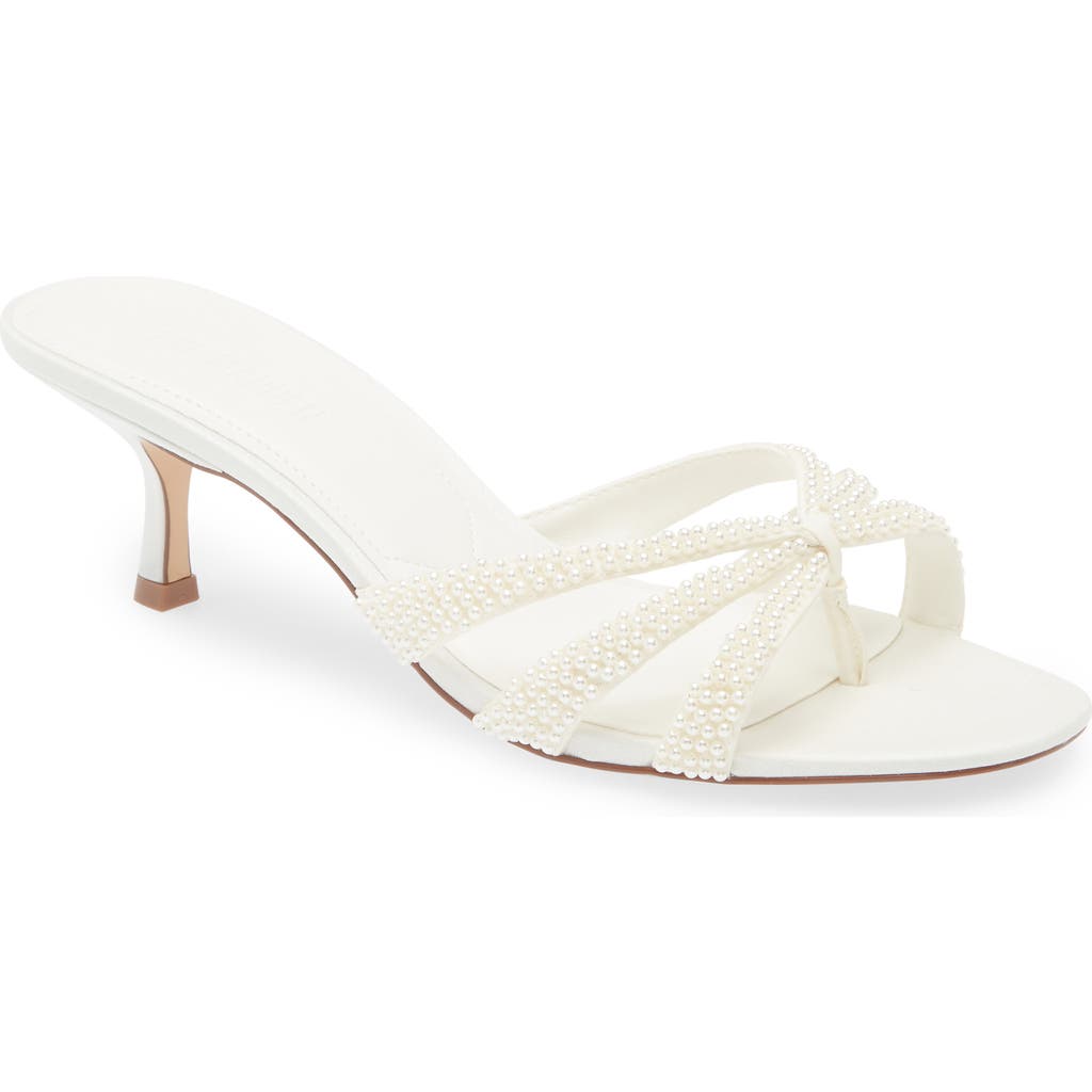Steve Madden Cary Slide Sandal In White