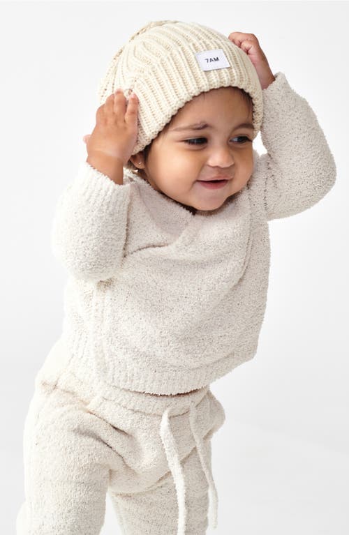 7 A.m. Enfant Kids' Chunky Beanie In Sand