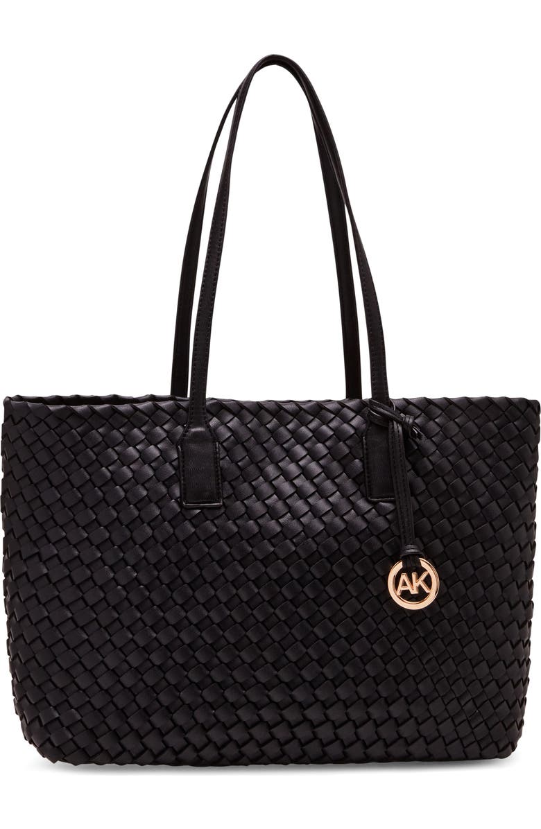 Anne Klein Woven Tote Bag, Main, color,
