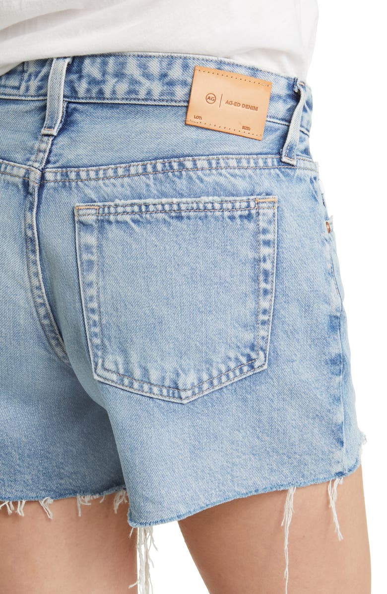 AG Hailey High Waist Cutoff Denim Shorts, Alternate, color, 