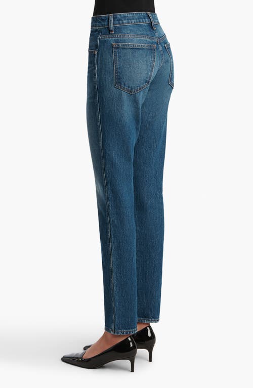 Khaite Viv Slim Cigarette Jeans In Blue