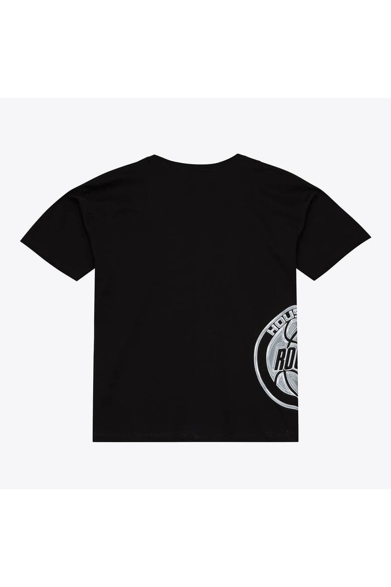 Men's Mitchell & Ness Black Houston Rockets Chrome Heritage T-Shirt, Alternate, color, Black