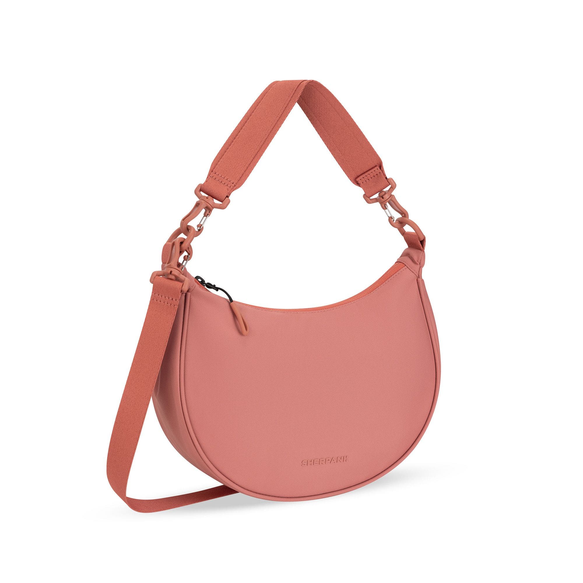 Mina Medium Lightweight Half Moon Crossbody, Alternate, color, Desert