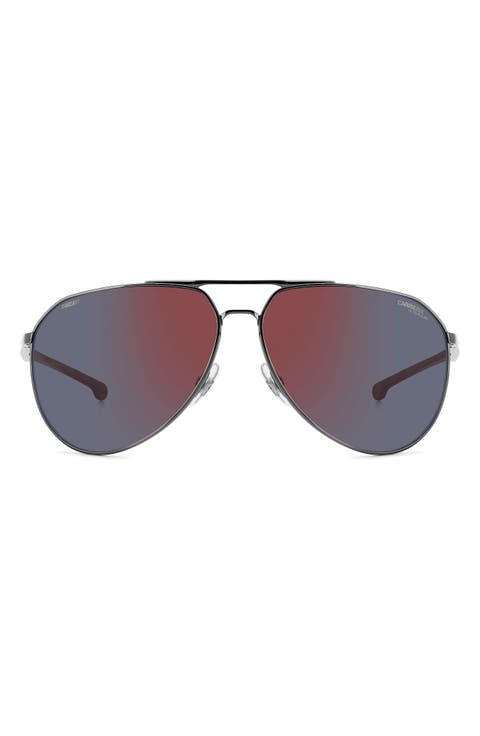 x Ducati Carduc 67mm Oversize Aviator Sunglasses