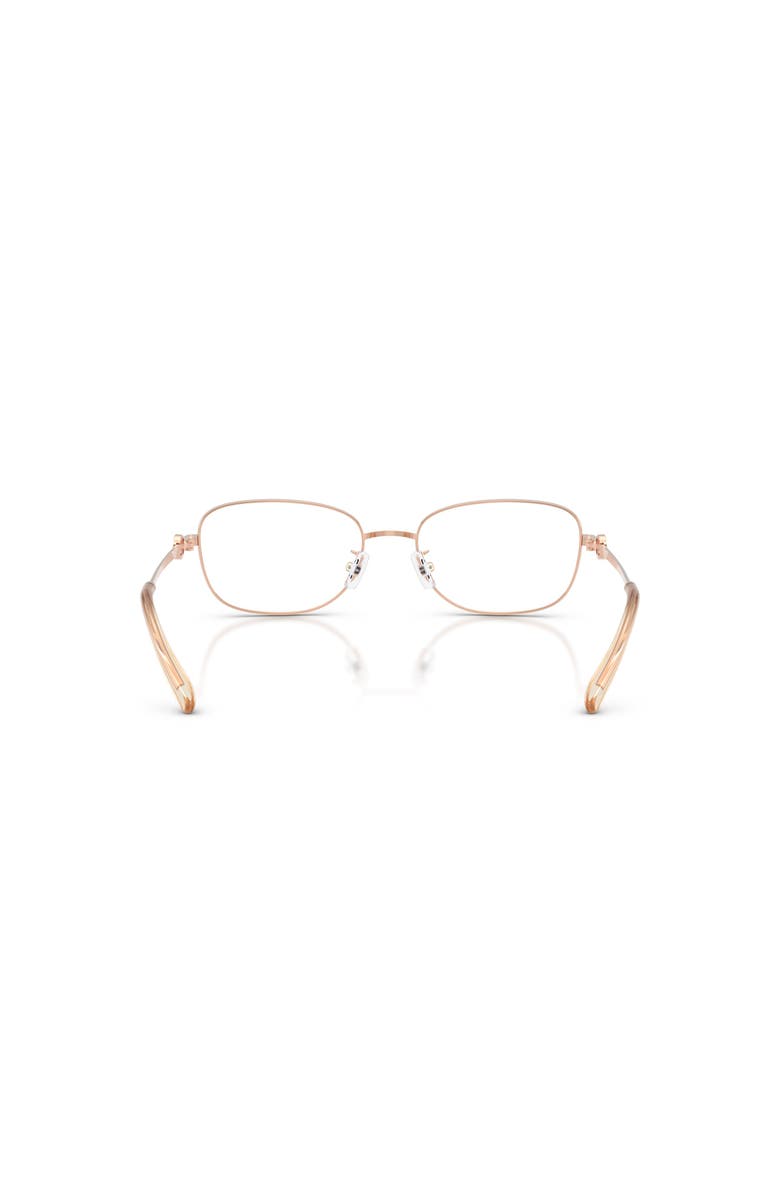 Tory Burch 53mm Rectangle optical glasses, Alternate, color, Copper
