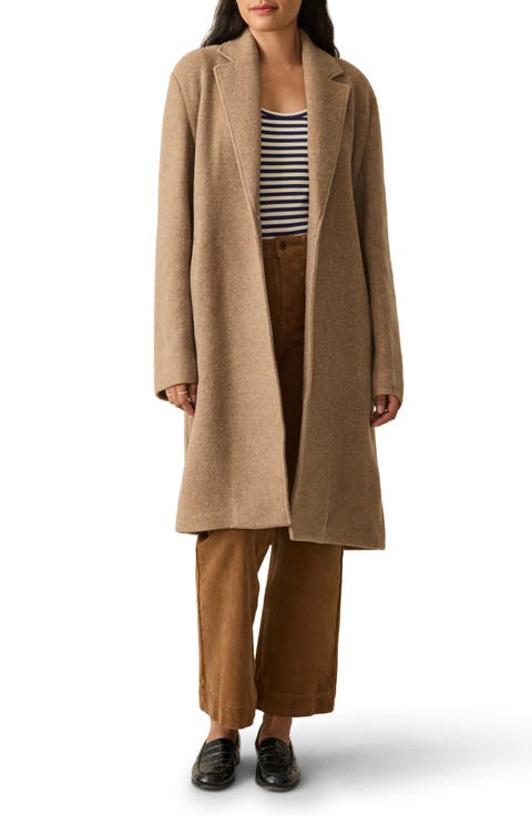 The Atlantic Wool Blend Knit Coat