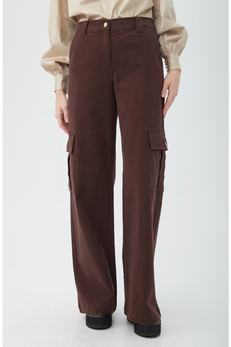Haden Stretch Cotton Cargo Pants, Main, color, MUDCLOTH