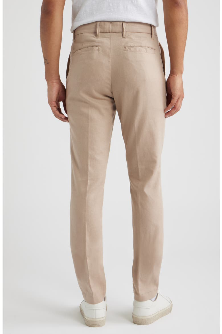 Aerolinen Linen Blend Chinos, Alternate, color, DESERT